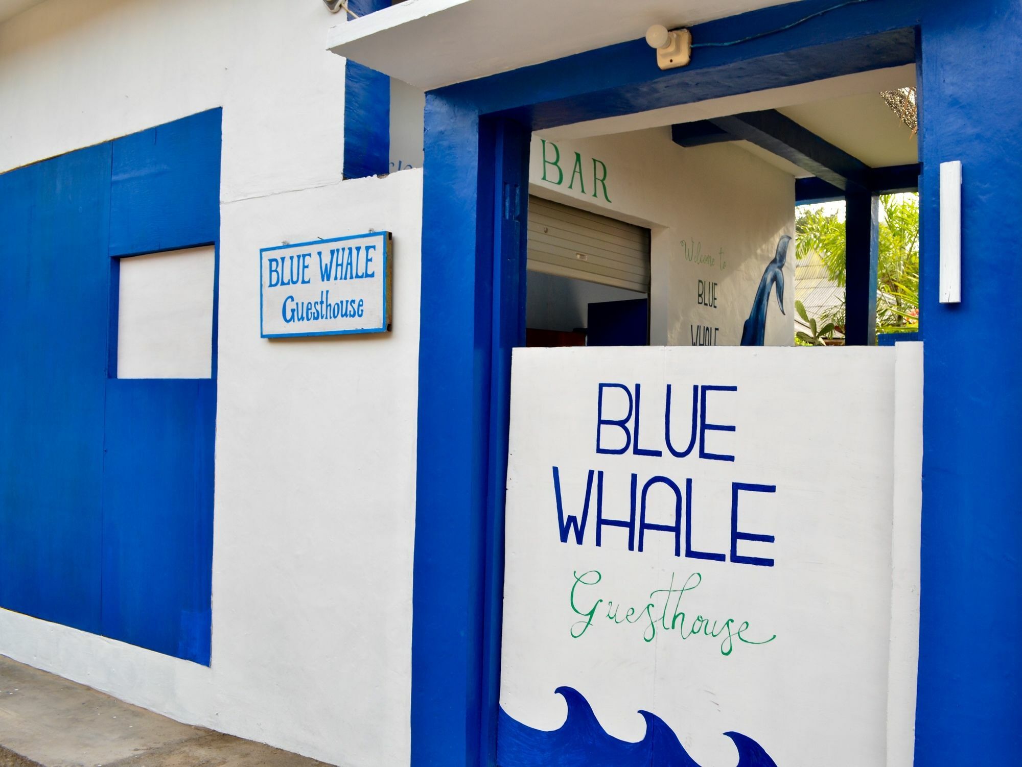 Blue Whale Guesthouse Gili Trawangan Exterior foto